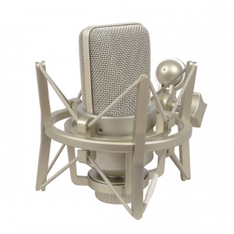 Amw EC1 Microfone Condensador XLR 26mm Para Estúdio com Shockmount