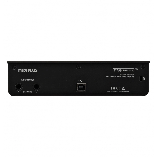 Midiplus Studio 2 Pro Black Interface de Áudio USB 2x2