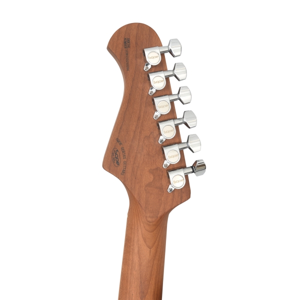 AMW SEIB550 Stratocaster Cherry Burst HSH Guitarra Ponte Top by SQ Guitars