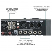 AMW AJ12 Mesa de som 12 Canais EFX High End BT Interface USB