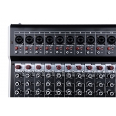 AMW Q12 v3 Mesa de Som 12 Canais Combo 99 Efx Dsp 2 Aux Hi-Z Interface USB Eq BT