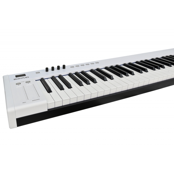 (USADO) Midiplus X8 II White PRO 88 V2  Teclado Controlador Midi 88 Teclas Semi Pesadas