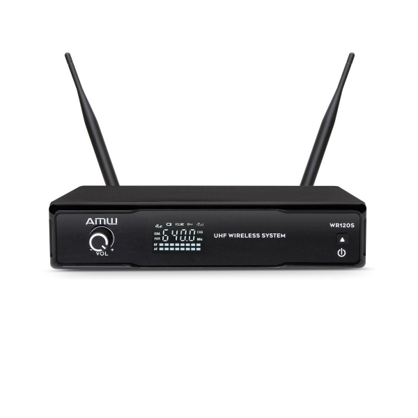AMW BU50 Microfone Sem Fio Bodypack UHF Digital Auricular Bege 120 1B 1A