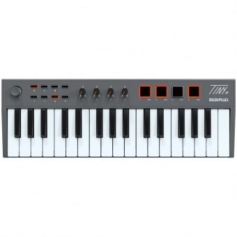 AMW Midiplus Tiny+ Controlador Midi USB Avançado 32 Teclas