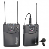 Relacart Cr2 ONE CLIP Microfone Sem Fio lapela Duplo Uhf Câmera Uwp ( CR + 2X CP )