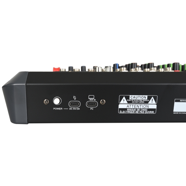 AMW 1202FX Mesa de Som 12 Canais 99 Efx Interface USB 2x2