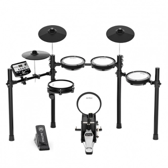 AMW ED3 v2 Bateria Eletrônica Mesh Caixa Dual Zone Pratos com Choke