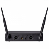 (USADO) AMW BU230 Microfone Sem fio Duplo UHF Digital Bodypack + Lapela + Auricular 223 2B 2A 2L