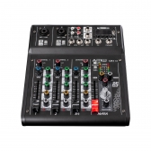 AMW AM4 v2 Mesa de Som 4 Canais 2 XLR Mp3 Efx Bt Interface de áudio USB