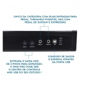KFX SW61 Pro Teclado Controlador MIdi USB 61 Teclas 16 PADs 8 Knobs Faders Split Transpose