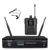 AMW BU50 Microfone Sem Fio Bodypack UHF Digital Lapela Preto 1B 1L