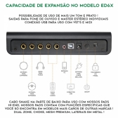 (USADO) AMW ED6X v4 Bateria Eletrônica Mesh Com Dual Zone + Extras