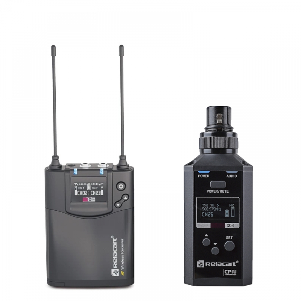 Relacart Cr2 Interview Transmissor Uhf Câmera Uwp ( CR2 + CH2 )