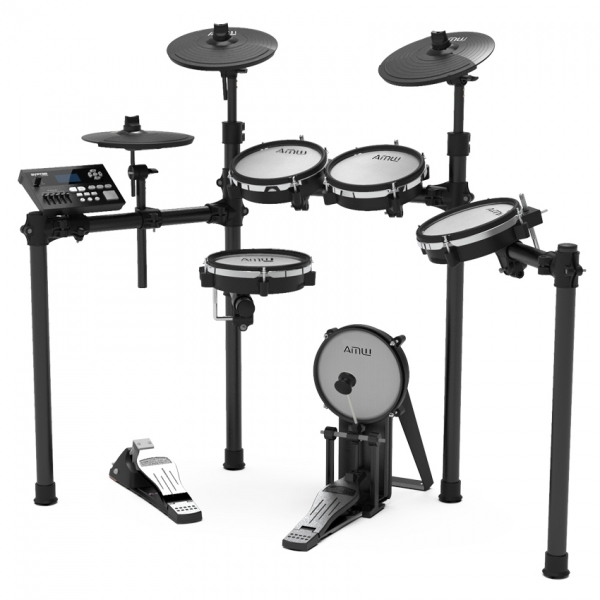 (USADO) AMW ED6X v4 Bateria Eletrônica Mesh Com Dual Zone + Extras