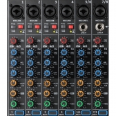 AMW CD8 Mesa de Som 8 Canais EFX DSP Eq Master USB Player