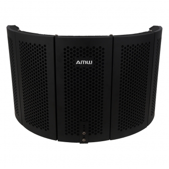 Amw Vb30 v2 Vocal Booth Curvado 5 Peças em Metal Difusor Acústico