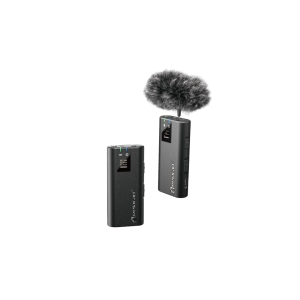 Relacart MC2 Microfone sem fio Digital 2.4G Câmera compacto