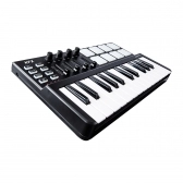 (USADO) KFX Mini 25 RGB Teclado Controlador Midi USB 25 Teclas PADs Knobs