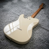 AMW SETL550 Guitarra Telecaster Clear White Ponte Wilkinson by SQ Guitars + Bag Premium