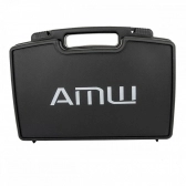 AMW BU200 Kit Microfone Sem Fio Duplo Bodypack Auricular UHF Digital 2B 2A