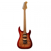 AMW SEIB550 Stratocaster Cherry Burst HSH Guitarra Ponte Top by SQ Guitars