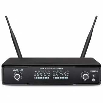 AMW BM200 Microfone Sem Fio de Mão + Bodypack + Lapela 1M 1B 1L