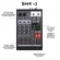 AMW SM4 v3 Mesa de Som 4 Canais com Efeitos DSP USB Interface
