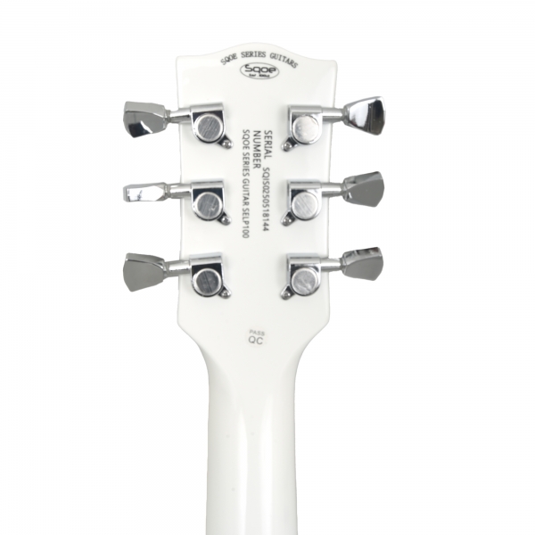 AMW SELP 100 White Guitarra Les Paul 6 Cordas Mogno By SQ Guitars
