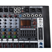AMW AJ12 Mesa de som 12 Canais EFX High End BT Interface USB