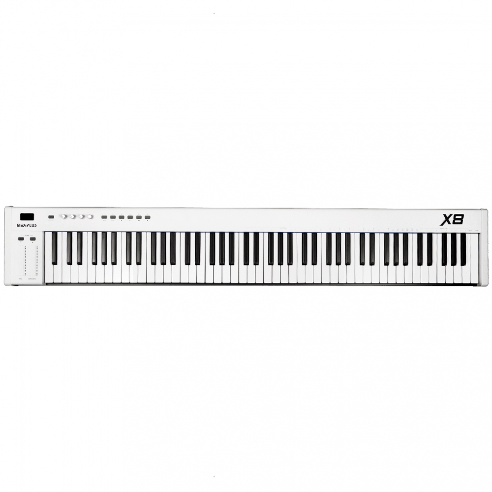 Midiplus X8 II White PRO 88 V2  Teclado Controlador Midi 88 Teclas Semi Pesadas