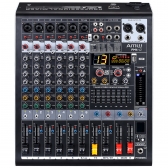 Amw Pm6 v2 Fx Mesa De Som 6 Canais 99 Efx DSP Interface USB Eq