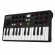 AMW Master 25 Black Teclado Controlador Midi 9 PADs 8 Knobs Visor OLED