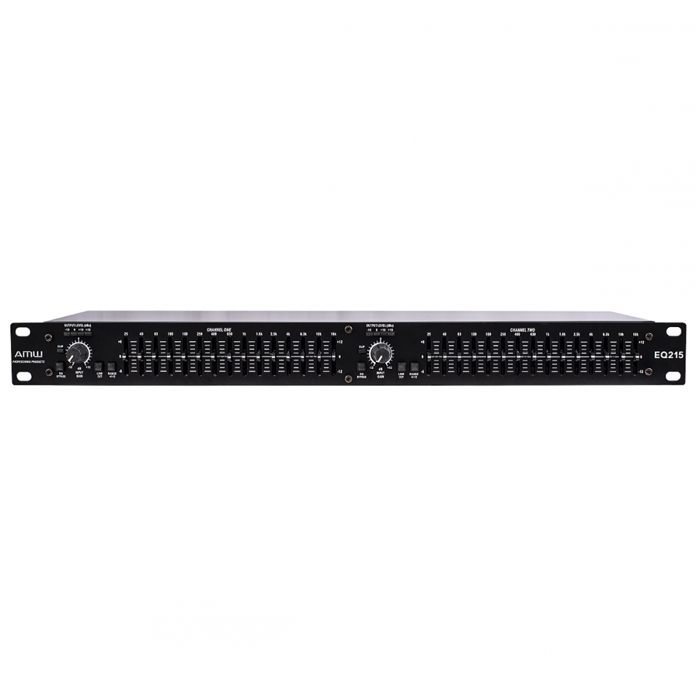 AMW EQ215 Equalizador Rack 19´´ Gráfico Estéreo 15 Bandas !