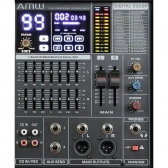 AMW Tank 10 Mesa de Som Ativa 10 Canais Efx Premium USB 600W RMS