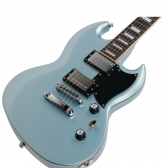 AMW SESG450 Frost Blue Guitarra SG Mogno HH Alnico by SQ Guitars