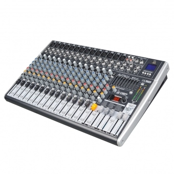 AMW M16 Fx v3 Mesa de Som 16 Canais com EFX Player Sub Out e Interface !