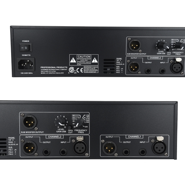 (USADO) AMW EQ231 Sub Equalizador High End 31 Bandas Estéreo Saída SubWoofer