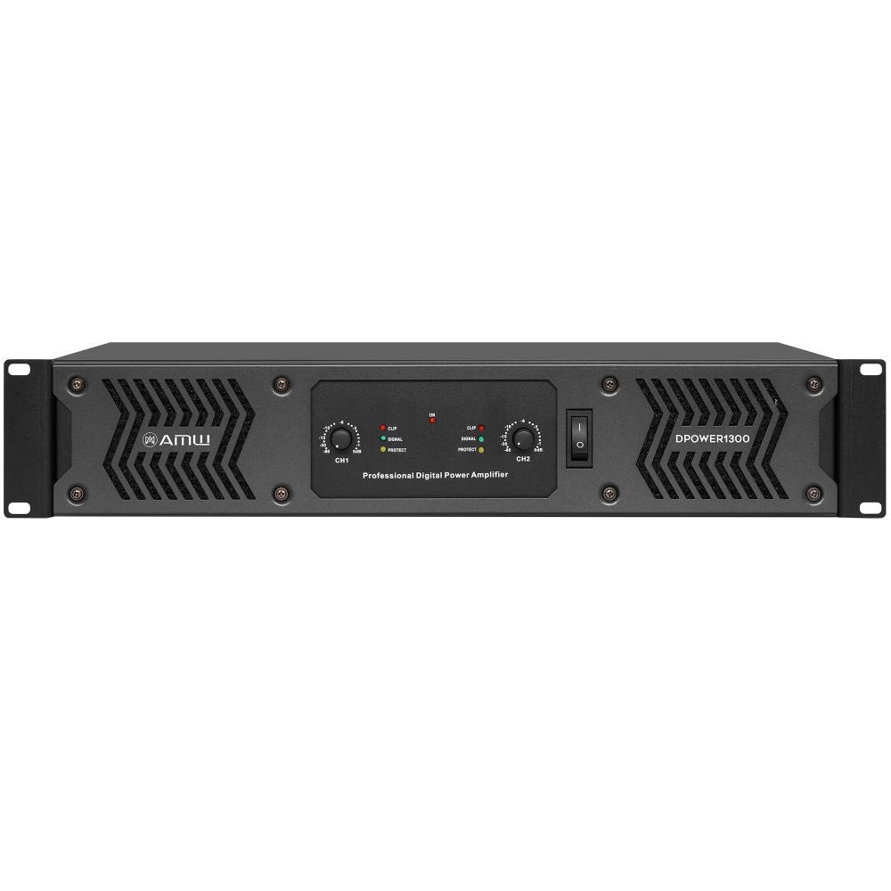 AMW DPower 1300 Amplificador de Potência 2 Canais Bivolt 1300W RMS