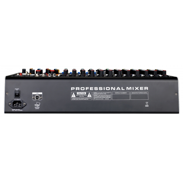 (USADO) Amw Pm12 v2 Fx Mesa De Som 12 Canais 99 Efx DSP Interface USB Eq BT