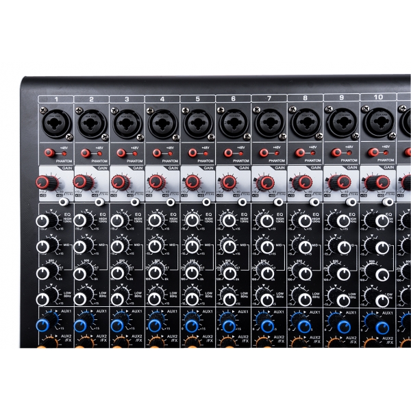 (USADO) Amw Pm12 v2 Fx Mesa De Som 12 Canais 99 Efx DSP Interface USB Eq BT