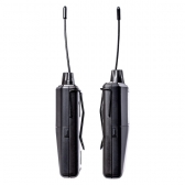 (USADO) AMW BU230 Microfone Sem fio Duplo UHF Digital Bodypack + Lapela + Auricular 223 2B 2A 2L