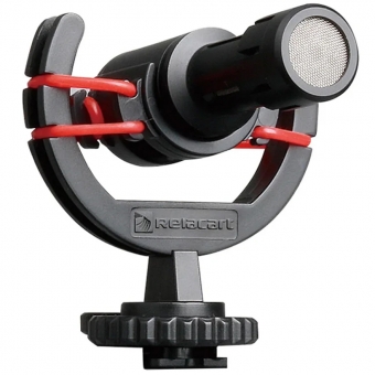 Relacart MU1 Go Microfone Condensador Metal Para Câmera DSLR