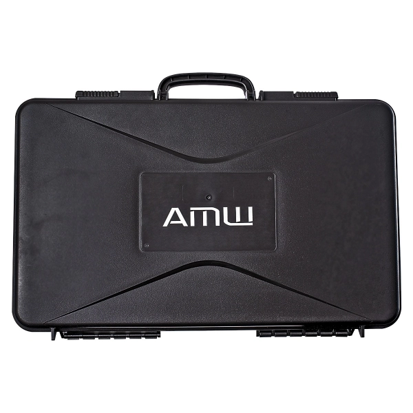 AMW AU4000 v3 Microfone Sem Fio 4 Canais UHF Digital + Case