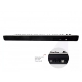 AMW A49 Teclado Controlador Midi USB 49 Teclas