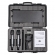 AMW AU400 v2 Microfone sem fio Duplo de Mão Digital UHF Rack + Estojo