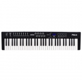 AMW P61X Teclado Black Controlador Midi USB com 61 Teclas PADs Faders e Knobs