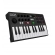 AMW Master 25 Black Teclado Controlador Midi 9 PADs 8 Knobs Visor OLED