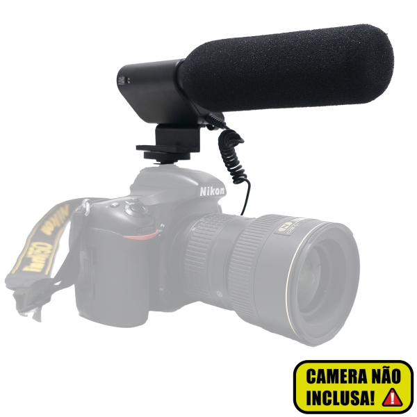 AMW VXM326 Microfone Para Câmeras e Filmadoras Profissional