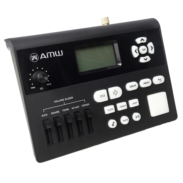 (USADO) AMW ED6X v4 Bateria Eletrônica Mesh Com Dual Zone + Extras