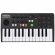 (USADO) AMW Master 25 Black Teclado Controlador Midi 9 PADs 8 Knobs Visor OLED